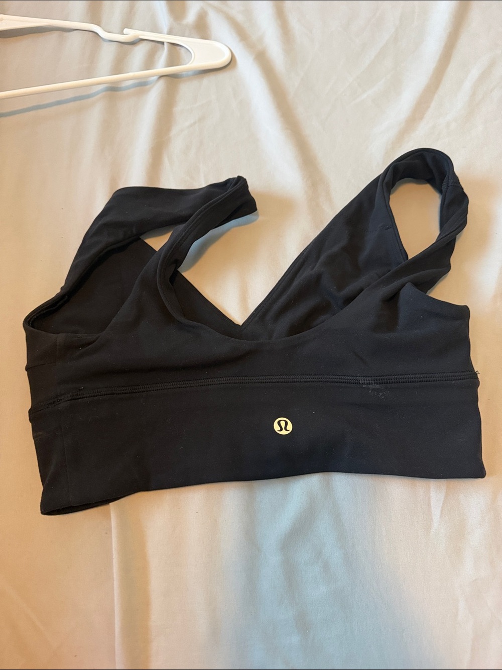 lululemon athletica Black Low-Profile Sports Bra with Logo